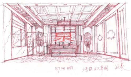 别墅家装设计效果图手绘 别墅家装设计效果图手绘图 