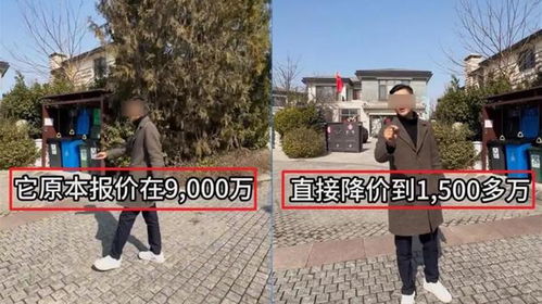 9000万别墅降到1500万？业内回应