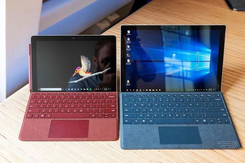  探索Surface Go，一款轻便且强大的便携式电脑 surfacego1和2区别，Surface Go 轻便便携电脑，surfacego1和2的区别与探索