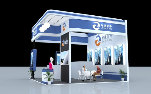 展会设计效果图红白图，吸引眼球的设计风格