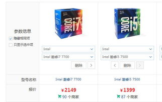 i77700相当于i5几代 i7 7700属于什么档次 