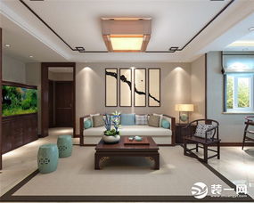 新中式设计图片，简约客厅的魅力