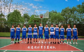 学院篮球队图案设计图片