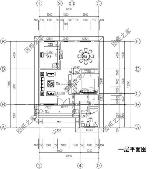 5米宽平顶楼房设计图片