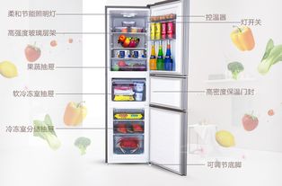 华为智能冰箱功能介绍，华为智能冰箱功能介绍，智能保鲜、节能环保、便捷生活