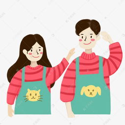 围裙插画设计图片